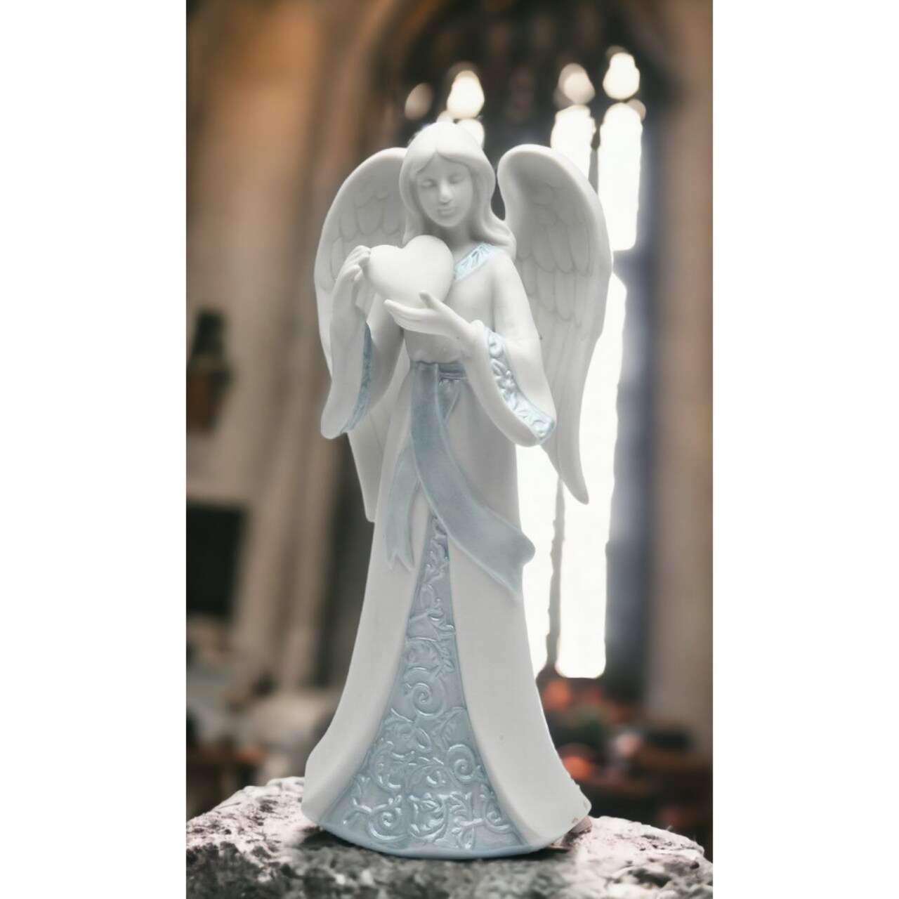 Angel With Heart Figurine Gift Idea or Home Decoration Ornament Gift Figurines